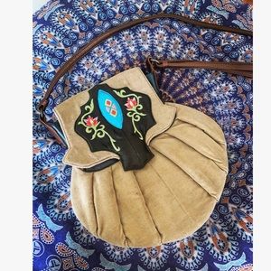 J Peterman / Anthropologie Cross-Body Purse